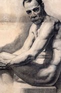 Drawing of masculine study